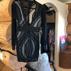 Slinky Plunge Dress